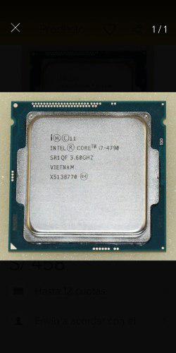 Intel I7 4790 Cuarta Generación Procesador.