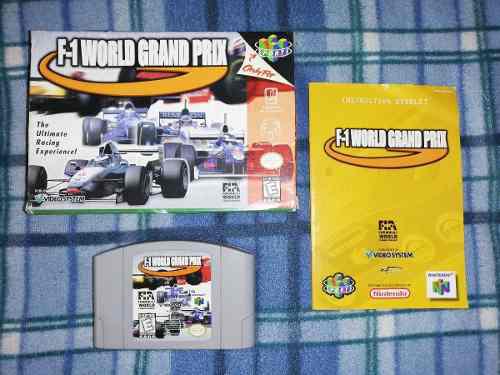 Juego F-1 World Grand Prix Nintendo 64 N64 Completo En Caja