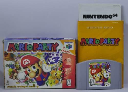 Mario Party Con Caja Y Manual - Nintendo 64