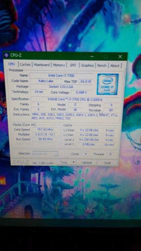 Procesador I7 7700 Intel