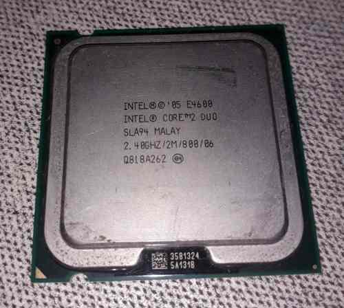 Procesador Intel Core 2 Duo E4600 2.4ghz/2mb/800/06 - Usado