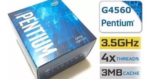Procesador Intel Pentium G4560, 3.5ghz, Lga1151, 7ma Gen.