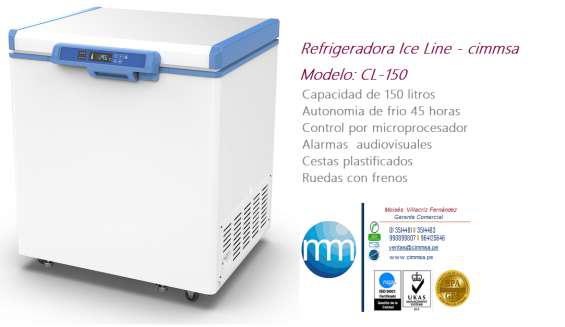 Refrigerador para vacunas ice lined cimmsa 990899807 en Lima