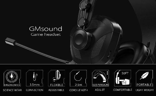 Audífonos Gmsound Ps4 Gaming Headset With Microphone
