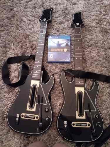 Guitar Hero Ps4 - 2 Guitarras + 2 Usb + Juego