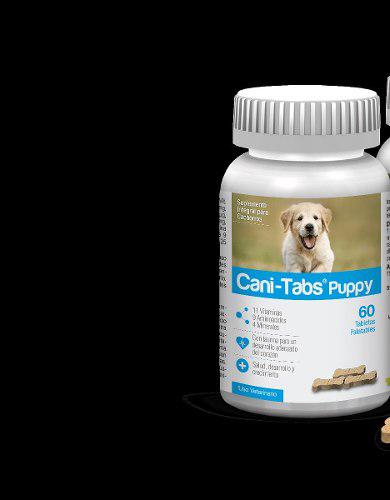 Vitamina Perro Cani Tabs Canitabs Puppy Frasc 60 Tab
