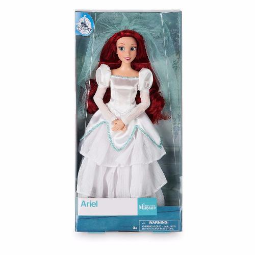 Muñeca Coleccion Disney Store Barbie Ariel Sirenita Novia