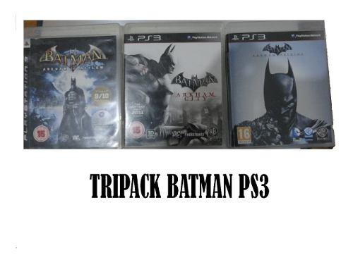 Juegos Ps3 Fisicos Batman (tripack En Oferta)