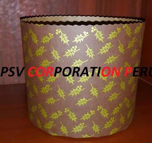 Pirotin Molde Panettone Paneton 80 Gramos Venta X Millar