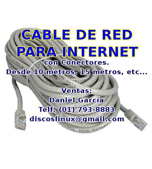 Cable de red para intenet utp cat5e para tu pc router ps4