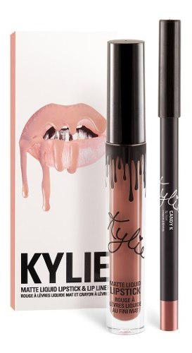 Kylie Lip Kit Mate Labial + Lapiz Candy K Nuevo Importado