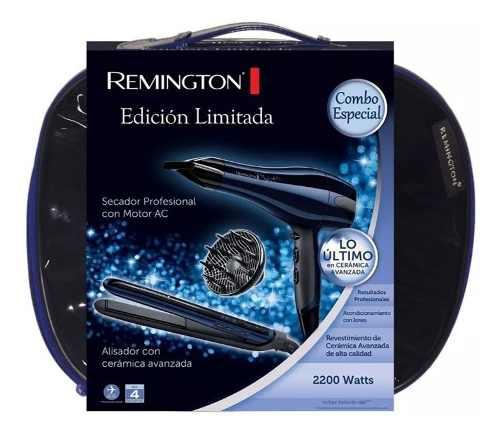 Combo Profesional Remington Plancha S9509 + Secador Ac5099