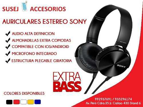 Audífonos Sony Estéreo Extra Bass