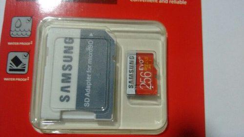 Micro Sd 256 Gb Samsung Evo U 3 - Memoria Sd Para Celulares
