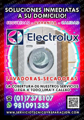 REPARACIÓN DE LAVADORAS ELECTROLUX en Villa el Salvador