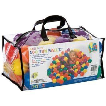 Pelotas De 8 1/2 Estimulación Bebé X 100 Intex -
