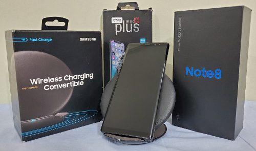 Remato Samsung Galaxy Note 8 + Wireless Charger + Case +mica