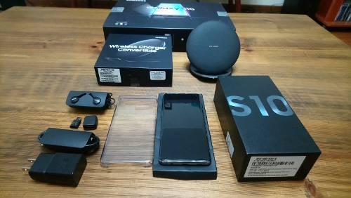 Samsung S10 128gb + Cargador Inalámbrico + Full Accesorios