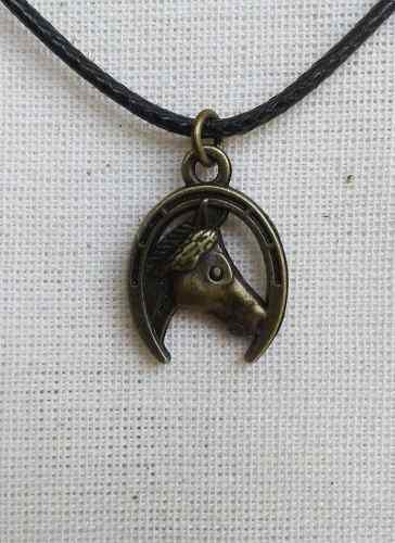 Collar/pulsera/llavero Herradura Caballo, Equitación,