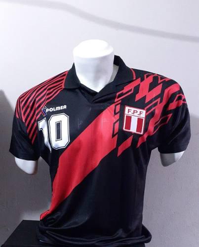 Camiseta Negra Selección Peruana Polmer 1993