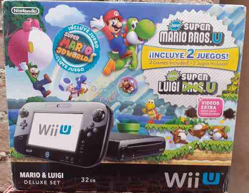 Wiiu - Mario & Luigi De Luxe - Usado Poco Tiempo
