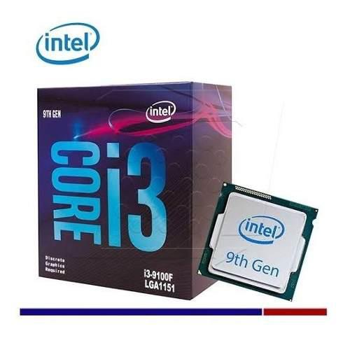 Procesador Intel Core I3 9100f 3.60ghz 6mb Lga1151
