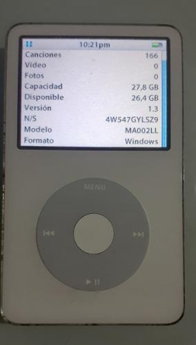 iPod 30 Gb A 120 Soles