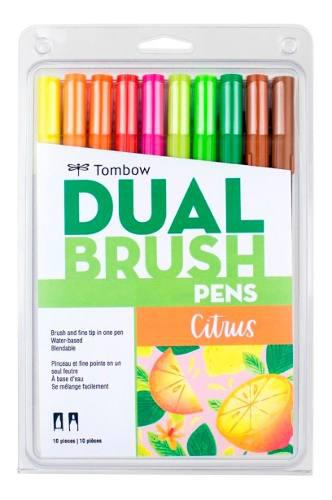 Tombow Dual Brush Doble Punta Pincel Marker Lettering Arte B