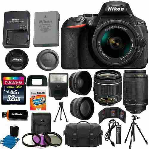 Cámara Réflex Digital Nikon D5600 Negra + Vr De 18-55 Mm +