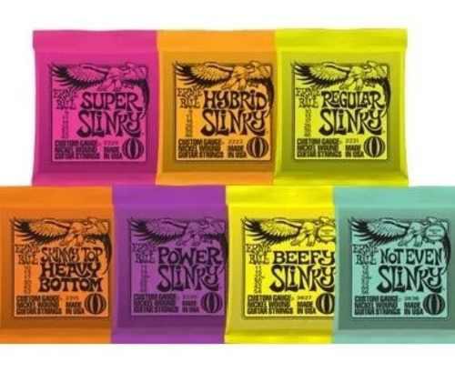 Cuerdas Para Guitarra Eléctrica Marca Ernie Ball Americana
