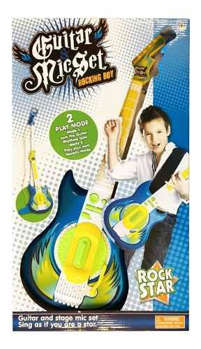Juego De Micrófono Y Guitarra Musical Niño