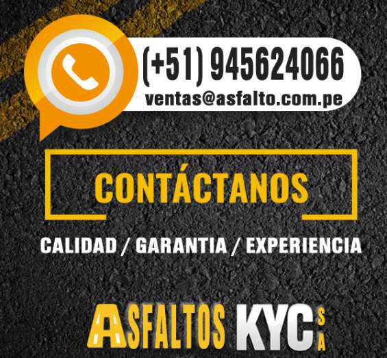Somos asfaltos proveedor asfalto en k&c sac en Lima