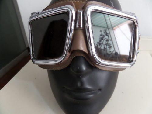 Antigua Lentes Gafas Protectores Moto Piloto