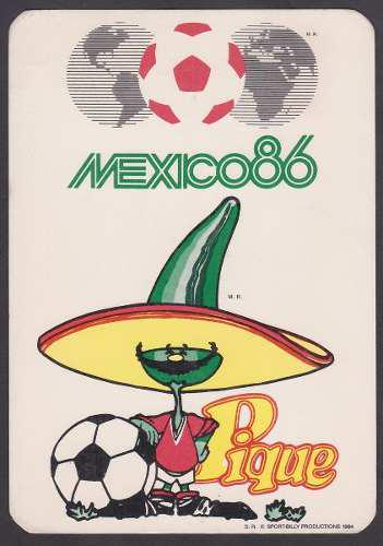 Mexico 86 Y España 82, Pique Y Naranjito Postales