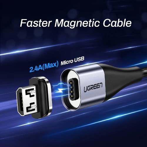 Cable Magnético Tipo C, Micro Usb Carga Rápida Ugreen