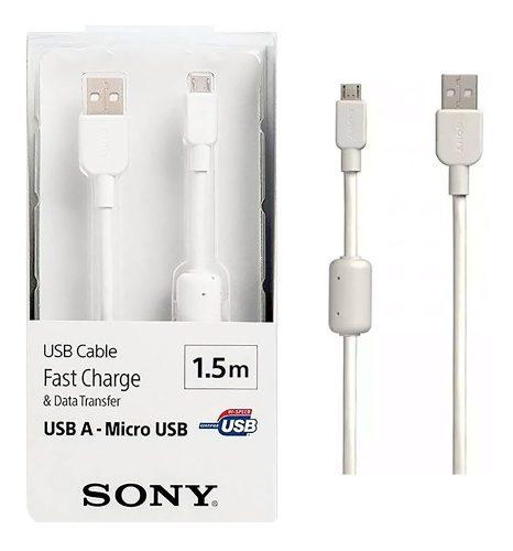 Cable Sony Micro Usb Carga Rápida & Datos 1.50 Metros