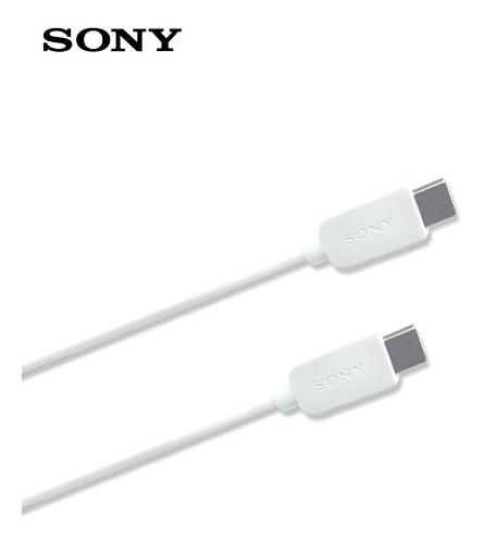 Cable Sony Usb Tipo C A Tipo C 1.0 Metros Carga Y Datos
