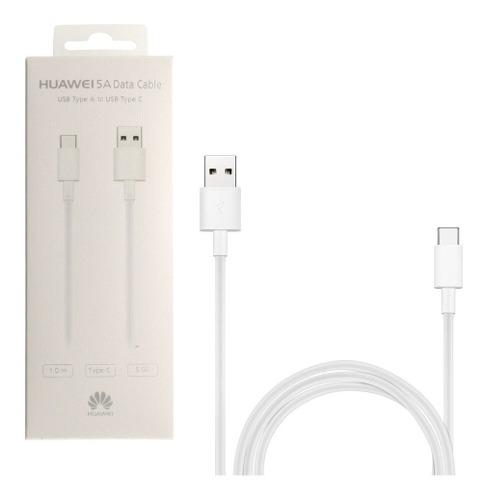 Huawei - Cable Tipo C Original 5a 1m - Blanco - Blister