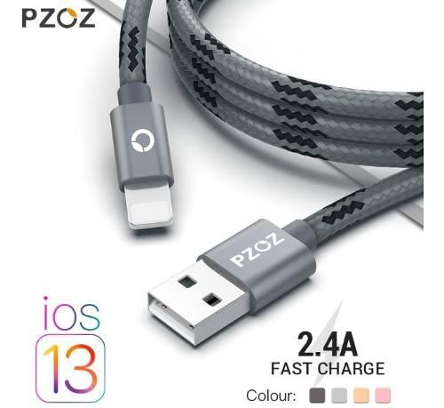 Usb Cable Carga Rápida iPhone 2.4 Amperios Longitud 2