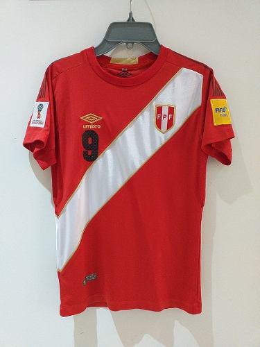 Camiseta Polo Peru Roja Talla 14 Mundial Rusia