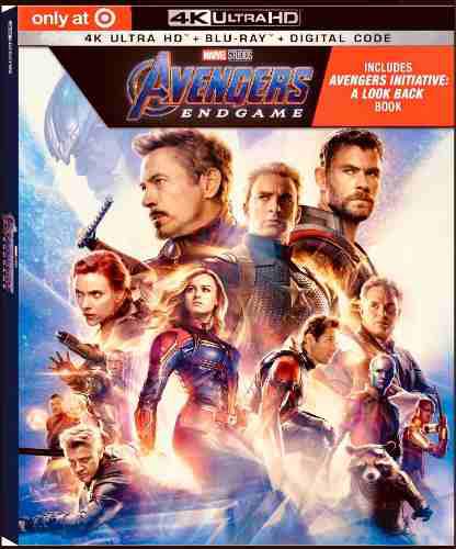 Blu Ray Avengers: End Game 3 Discos - 4k - Stock