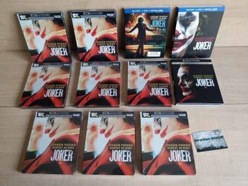 Joker Blu-ray 4k Ultra Hd Steelbook Stock Película