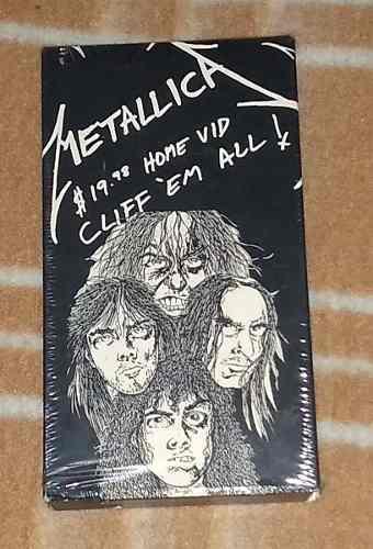Metallica Cliff Em All Vhs 1991 Heavy Metal Documental