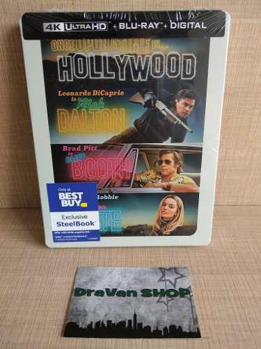 Once Upon A Time In Hollywood 4k Steelbook Blu Ray Película
