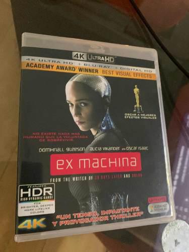 Película 4k - Ex Machina - Blu-ray 4k