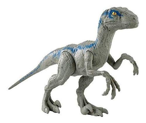 Figura Básica De Dino Velociraptor Blue, Estándar, Gris