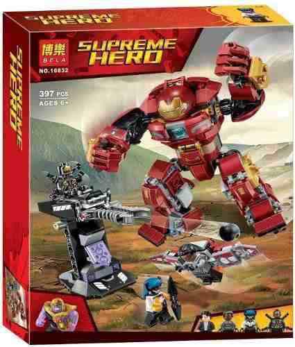 Lego Alterno Hulkbuster Infinity War Iroman Falcon 397 Pcs @