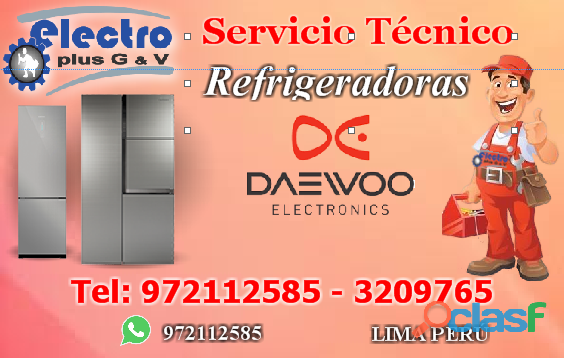 Servicio preferencial. servicio tecnico de refrigeradoras