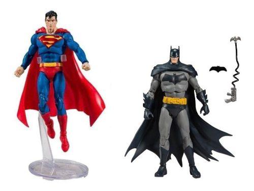 Super Man Batman Pack Figura Muñeco Juguete Dc Coleccion