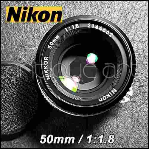 A64 Lente Nikkor 50mm 1.8 Manual Foto Video Nikon Japan